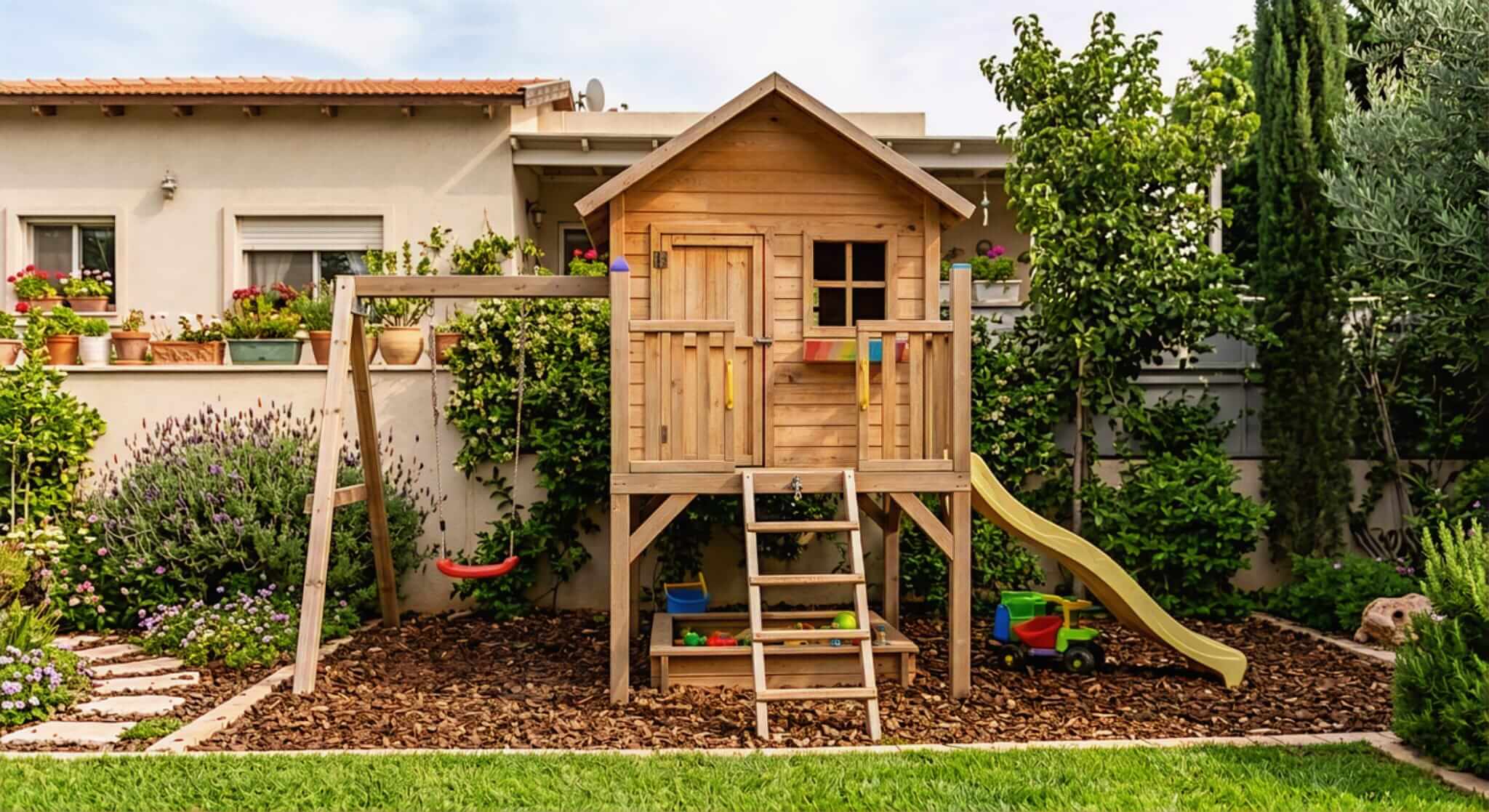 חצר משק בשרון, תמונת נושא
